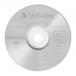 DVD+R lemez, kétrétegű, 8,5GB, 8x, 10 db, hengeren, VERBATIM 