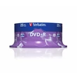 DVD+R lemez, AZO, 4,7GB, 16x, 25 db, hengeren, VERBATIM