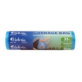 Szemeteszsák, 35 l, 20 db, 50x60 cm, VICTORIA FACILITY