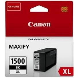 Canon® PGI-1500BK XL eredeti fekete tintapatron, ~1200 oldal (pgi1500xl)