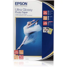 Epson ultra fényes fotópapír (10x15,  50 lap, 300g)