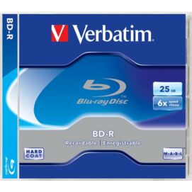 BD-R BluRay lemez, 25GB, 6x, 1 db, normál tok, VERBATIM