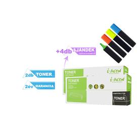 2+4DB-os PAKK, HP -hez, ►2db CE278A utángyártott toner◄ +4 db ajándék szövegkiemelő   (2X~2100 oldalas)