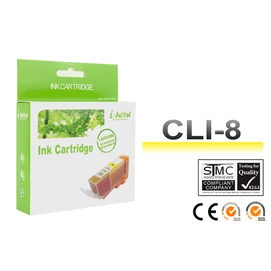 Canon -hoz, CLI8Y, CLI-8Y ! CHIPES ! sárga utángyártott tintapatron (~500 oldalas)