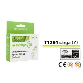Epson -hoz, T1284 Y utángyártott tintapatron (sárga) (≈300oldal)