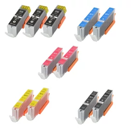 Canon -hoz, 11db-os ™ PGI-570XL / CLI-571XL CHIPES utángyártott tintapatron PAKK (~7220 oldal)