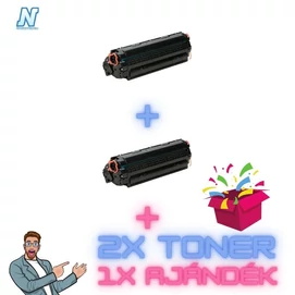 HP -hez 2db CF279A (79A) ►2DB◄ UTÁNGYÁRTOTT toner + ►meglepetés◄  (2X~1000 oldal)