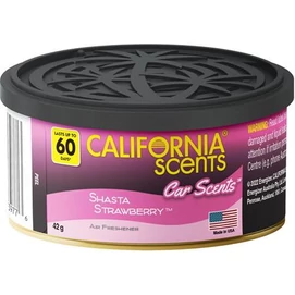 Autóillatosító konzerv, 42 g, CALIFORNIA SCENTS &quot;Shasta Strawberry&quot;