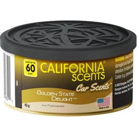 Autóillatosító konzerv, 42 g, CALIFORNIA SCENTS &quot;Golden State Delight&quot;