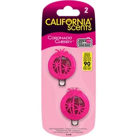 Autóillatosító, mini diffúzer, 2*3 ml, CALIFORNIA SCENTS &quot;Coronado Cherry&quot;