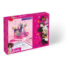 Színező készlet, ajándékdoboz, MAPED &quot;Barbie&quot;, 35 darabos