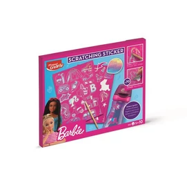 Képkarcoló matricás készlet, MAPED CREATIV &quot;Barbie Scratching&quot;
