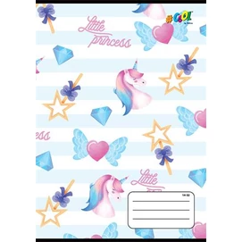 Füzet, tűzött, A5, vonalas, 32 lap, 1. osztály, COOL BY VICTORIA, &quot;Princess&quot;, &quot;14-32&quot;