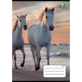 Füzet, tűzött, A5, vonalas, 32 lap, 3. osztály, COOL BY VICTORIA, &quot;Horses&quot;, &quot;12-32&quot;