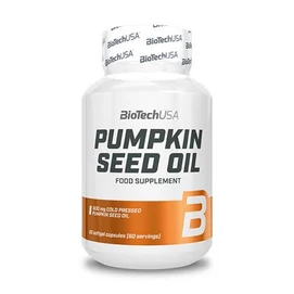 Étrend-kiegészítő tabletta, 60 tabletta, BIOTECH USA &quot;Pumpkin Seed Oil&quot;