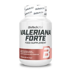 Étrend-kiegészítő tabletta, 60 tabletta, BIOTECH USA &quot;Valeriana Forte&quot;