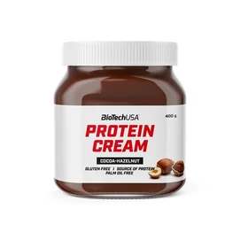 Kakaó-mogyorókrém, BIOTECH USA &quot;Protein Cream&quot;, 400 g