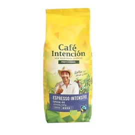 Kávé, pörkölt, szemes, 1000 g, CAFÉ INTENCIÓN &quot;Professional Espresso Intensivo Especial BIO&quot;