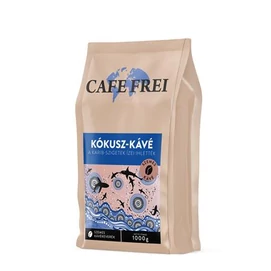 Kávé, pörkölt, szemes, 1000 g, CAFE FREI &quot;Karib-szigetek&quot;, kókuszos