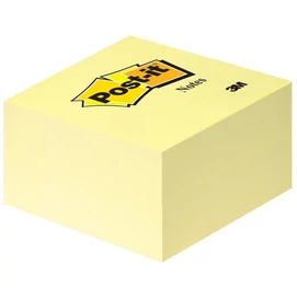 Öntapadó jegyzettömb, 76x76 mm, 450 lap, 3M POSTIT, sárga