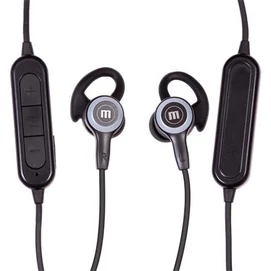 Fülhallgató, vezeték nélküli, Bluetooth 5.1, mikrofonnal, LED-es fülhallgató, MAXELL &quot;Halo&quot;, fekete