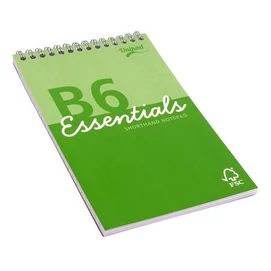Jegyzettömb, B6, vonalas, 80 lap, PUKKA PAD &quot;Unipad Essentials Shorthand&quot;, vegyes