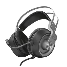Fejhallgató, mikrofonnal, gaming, TRUST &quot;GXT430 Ironn&quot;, fekete