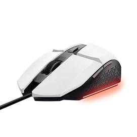 Egér, vezetékes, optikai, gaming, LED, TRUST &quot;GXT109W Felox&quot;, fehér