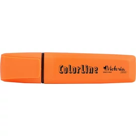 Szövegkiemelő, 1-5 mm, VICTORIA OFFICE, &quot;ColorLine&quot;, narancssárga