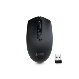 Egér, vezeték nélküli, optikai, közepes méret, USB, URBAN FACTORY &quot;Free Color&quot;, fekete