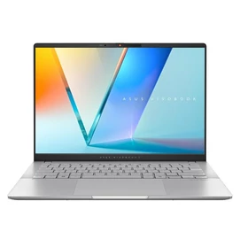 ASUS CONS NB Vivobook S14 M5406WA-QD088W 14&quot; OLED WUXGA, Ryzen AI R9, 32GB, 1TB M.2, INT, WIN11H, Ezüst