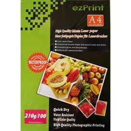 Fotópapír, ezPrint A4, matt, 210g, 100ív/csomag (tintasugaras)