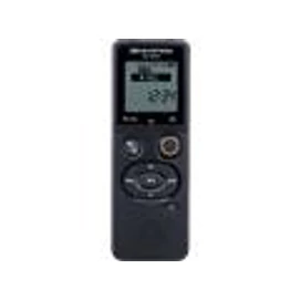 Diktafon, digitális, 4 GB memória, OM SYSTEM &quot;VN-541PC&quot;, fekete