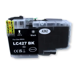 Utángyártott BROTHER LC427BK Tintapatron fekete -