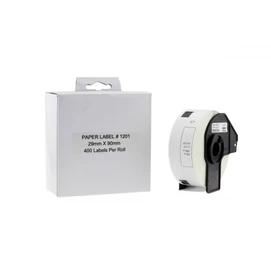 Utángyártott BROTHER DK11209 etikett 62mm x 29 mm WHITE 800db IK