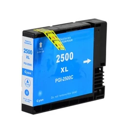 Canon -hoz PGI-2500XL cián utángyártott tintapatron, ~1500 oldal