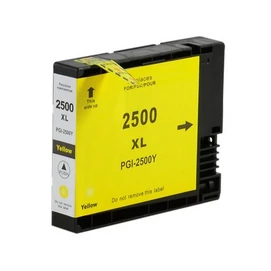 Canon -hoz PGI-2500XL sárga utángyártott tintapatron, ~1500 oldal