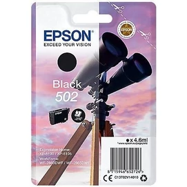 EPSON Nr.502 fekete EREDETI tintapatron (C13T02V14010) 4,6ml (≈210 oldal) ► Legális! ◄