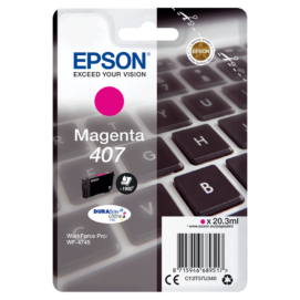 Epson T07U3 Tintapatron Magenta 20,3ml No.407