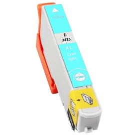 Epson -hoz T2435 világos cián (LC) utángyártott tintapatron (24XL) (≈ 740oldal)