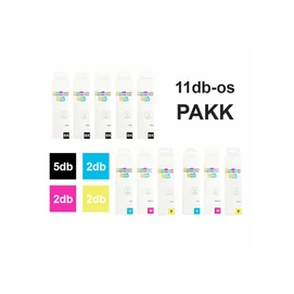 11db-os EPSON -hoz T664x ™utángyártott tinta PAKK (T672x)T6641+T6642+T6643+T6644 (≈5x4000+6x6500oldal)