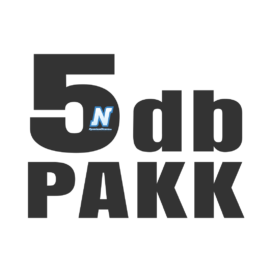 5db-os PAKK, HP -hez Nr.655 utángyártott tintapatron, 2XBK/C/M/Y 5X~600 oldal (minden szín)
