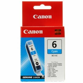 Canon® BCI-6C eredeti cián tintapatron, ~420 oldal (bci6)