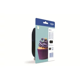 Brother LC123 Bk (fekete) eredeti tintapatron (2db)