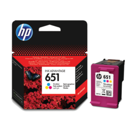 HP Nr.651 (C2P11AE) eredeti színes tintapatron, ~300 oldal