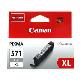 Canon® CLI-571GY XL eredeti szürke tintapatron, ~715 oldal (cli571)