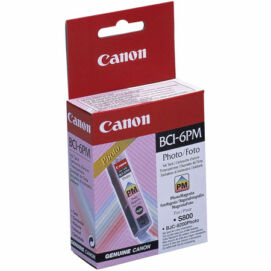 Canon® BCI-6PM eredeti fotó magenta tintapatron, ~280 oldal (bci6)