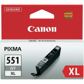 Canon® CLI-551GY XL eredeti szürke tintapatron, ~660 oldal (cli551xl)