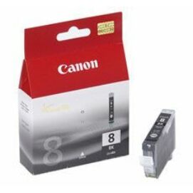 Canon® CLI-8BK eredeti fekete tintapatron, ~500 oldal (cli8 vékony fekete)