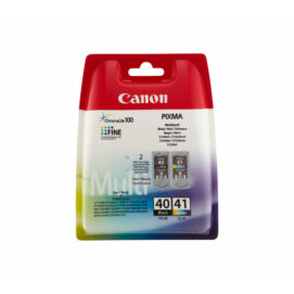 Canon® PG-40/CL-41 eredeti (fekete+színes) tintapatron multipakk, ~400/300 oldal (pg40cl41)